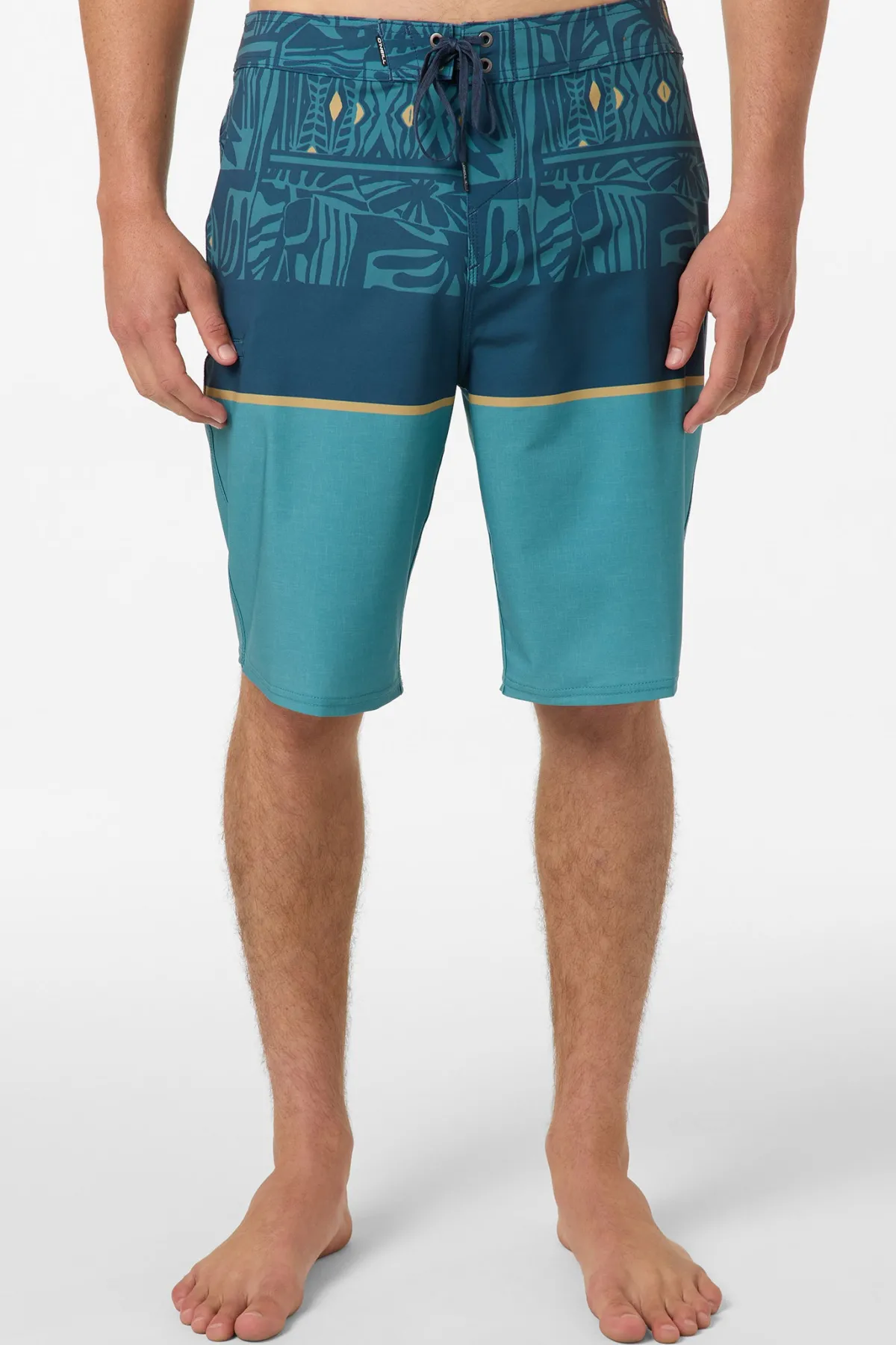 Performance^O'Neill Hyperfreak Heat Block 21" Boardshorts brittany blue