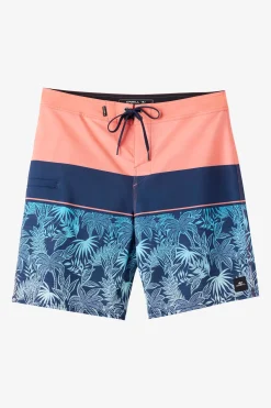 Performance^O'Neill Hyperfreak Heat Block 19" Boardshorts - | peach echo