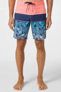Performance^O'Neill Hyperfreak Heat Block 19" Boardshorts - | peach echo