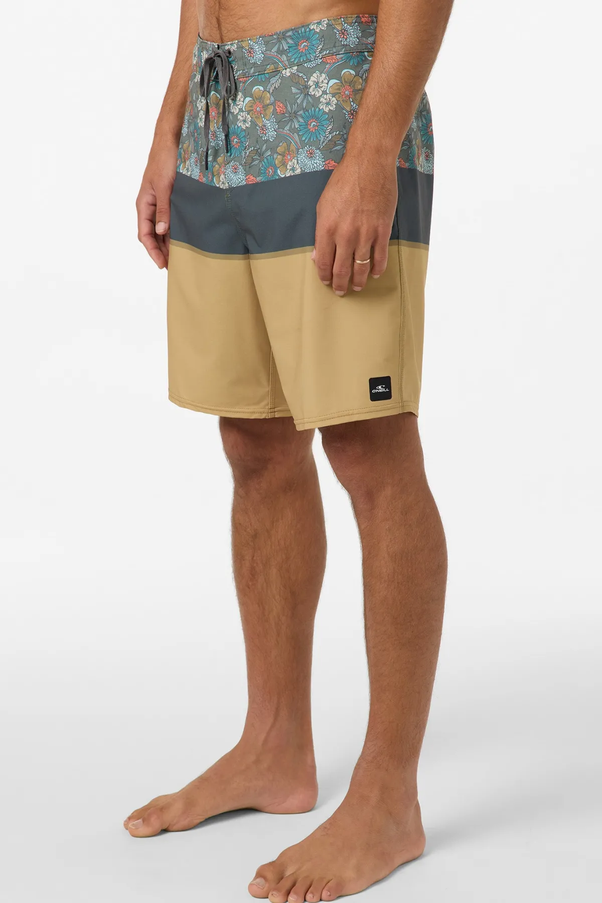 Performance^O'Neill Hyperfreak Heat Block 19" Boardshorts antelope