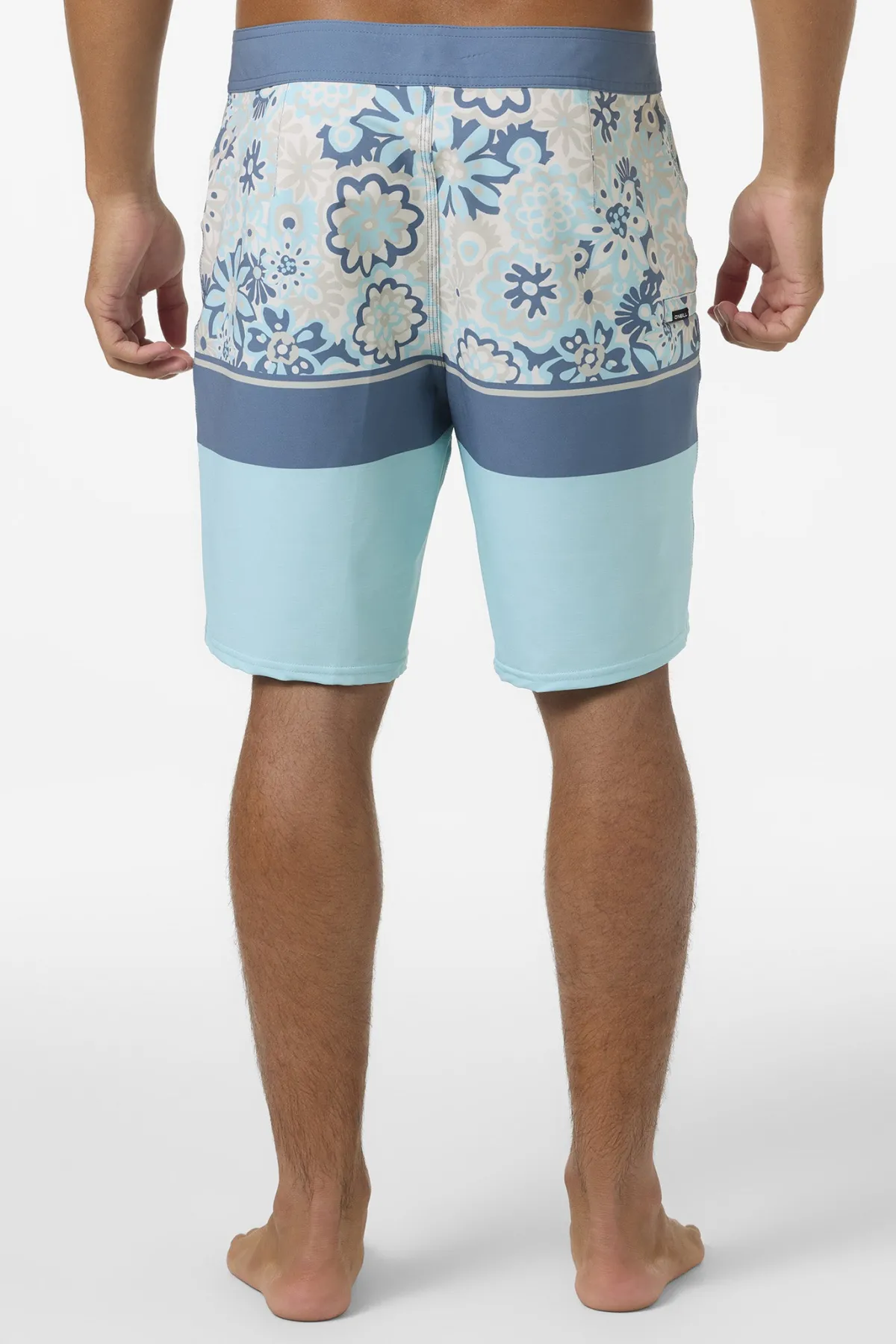 Mid Length^O'Neill Hyperfreak Heat Block 19" Boardshorts - | pstl turq 2