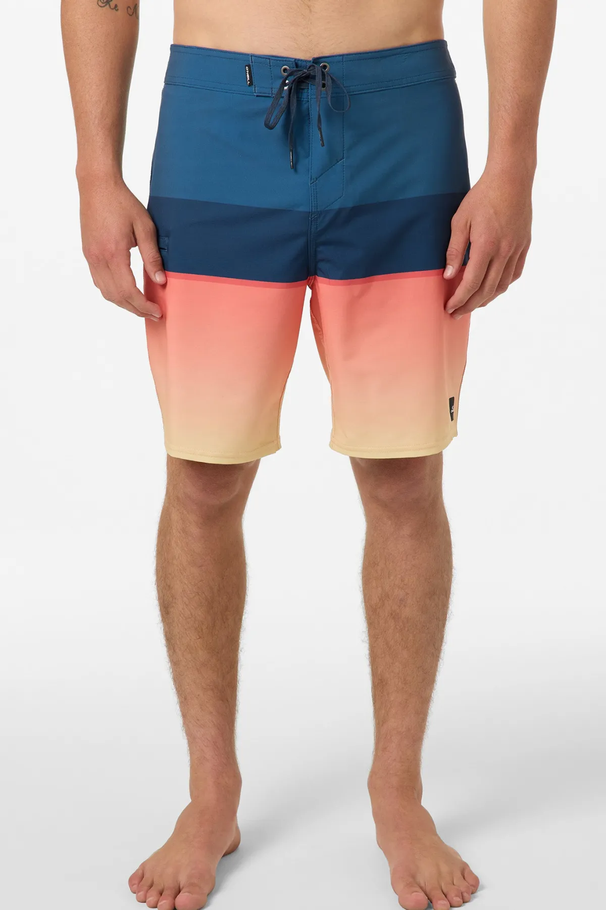 New Arrivals^O'Neill Hyperfreak Heat Block 19" Boardshorts persimmon