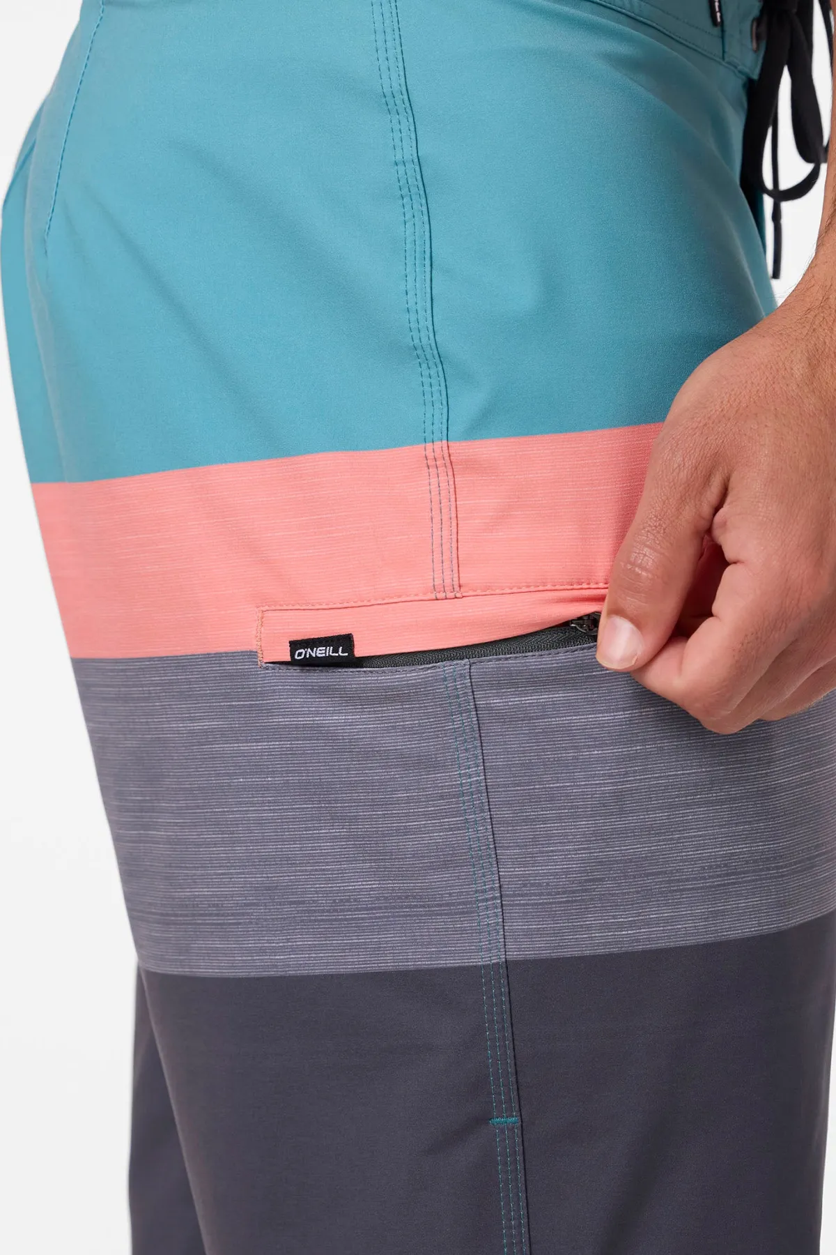 Long Length^O'Neill Hyperfreak Heat Block 21" Boardshorts - | bristol blue