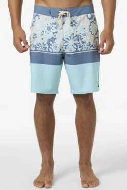 Short Length|Performance^O'Neill Hyperfreak Heat Block 19" Boardshorts pstl turq 2