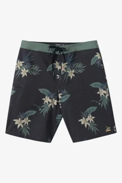 Boardshorts New Arrivals|Mid Length^O'Neill Hyperfreak Heat Hawaii 20" Boardshorts - | black