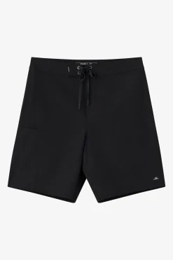 Boardshorts New Arrivals|Mid Length^O'Neill Hyperfreak Heat Solid 19" Boardshorts - | black
