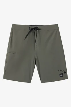 Performance|New Arrivals^O'Neill Hyperfreak Heat Solid Hawaii 20" Boardshorts army