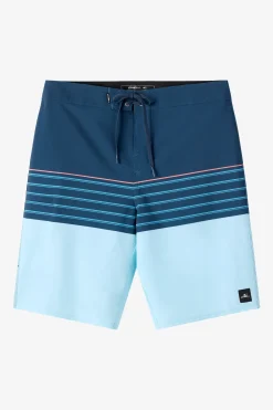 Long Length^O'Neill Hyperfreak Heat Stripe 21" Boardshorts - | midnight navy