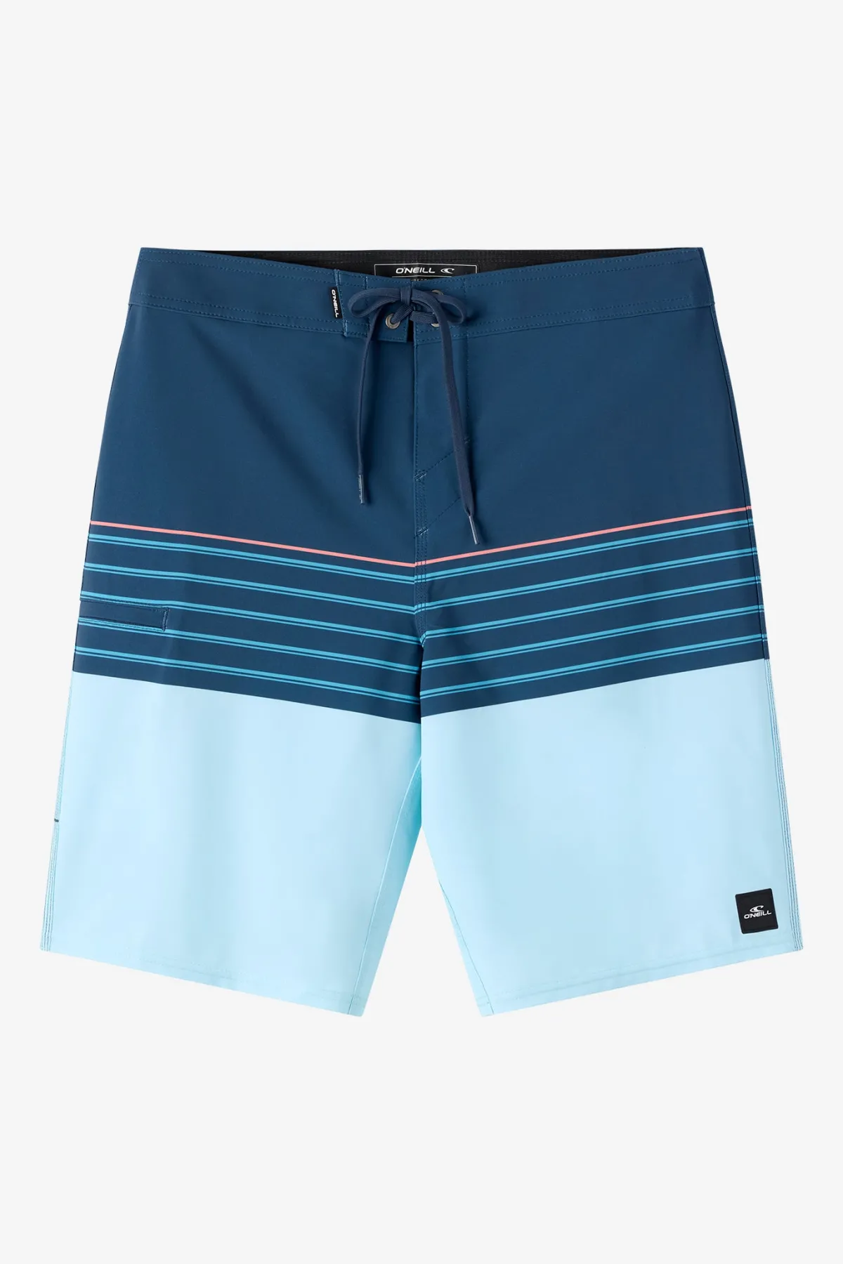 Long Length^O'Neill Hyperfreak Heat Stripe 21" Boardshorts - | midnight navy