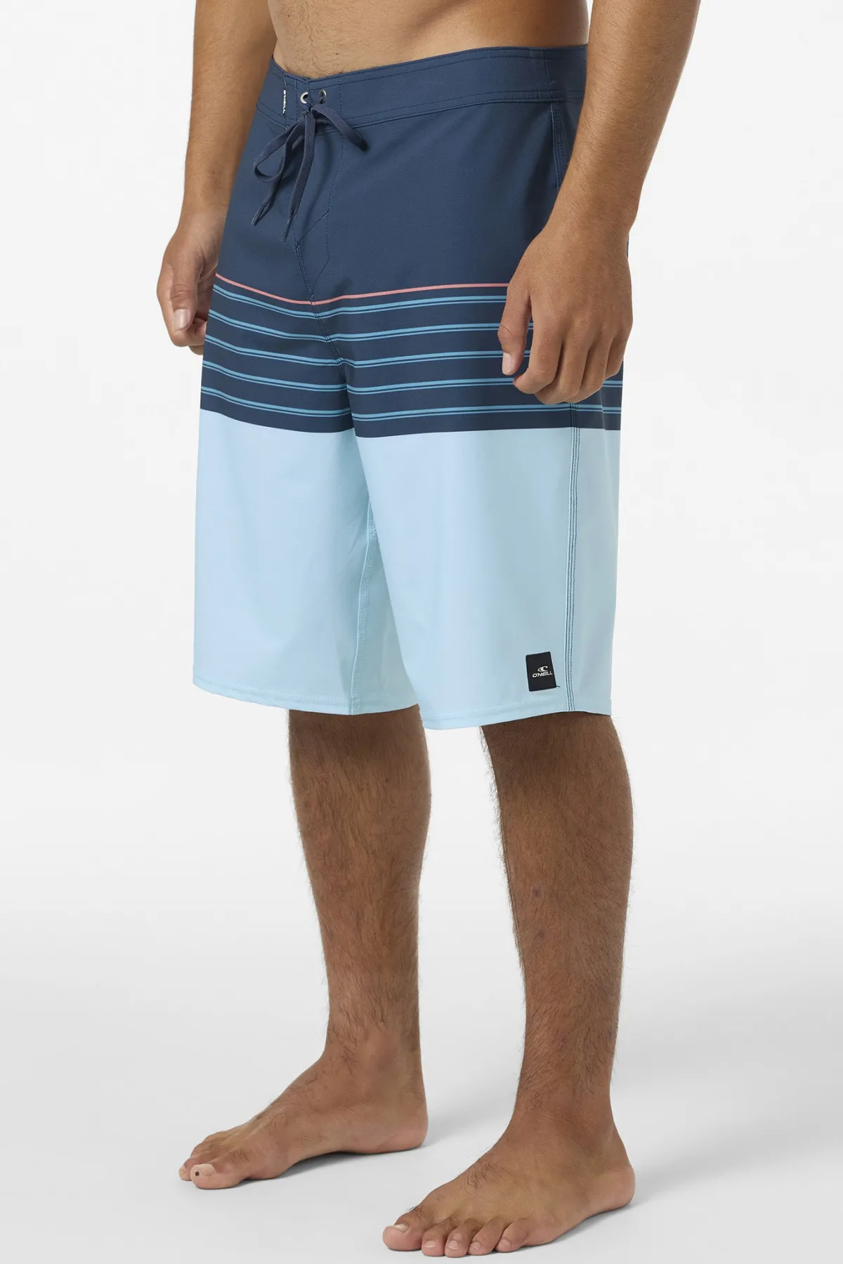 Long Length^O'Neill Hyperfreak Heat Stripe 21" Boardshorts - | midnight navy