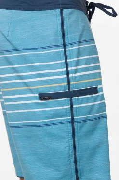 Performance|Mid Length^O'Neill Hyperfreak Heat Stripe Scallop 18