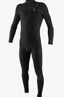 Full Suits^O'Neill Hyperfreak 3/2+MM Chest Zip Full - | blk/blk