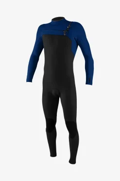 Full Suits^O'Neill Hyperfreak 3/2+MM Chest Zip Full - | blk/twlblu