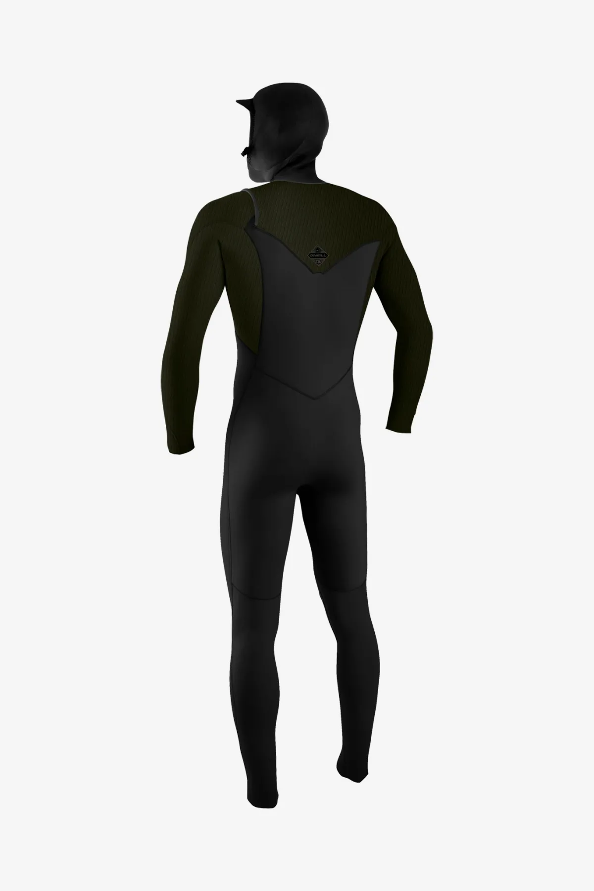 Full Suits^O'Neill Hyperfreak 4/3+MM Chest Zip Full W/hood - Blk/ranger |