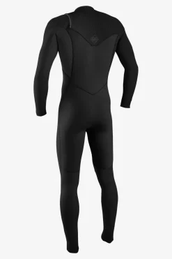 Full Suits^O'Neill Hyperfreak 4/3mm+ Chest Zip Full Wetsuit blk/blk