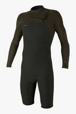 Spring Suits^O'Neill Hyperfreak 2MM Chest Zip Long Sleeve Spring - Raven/arm |
