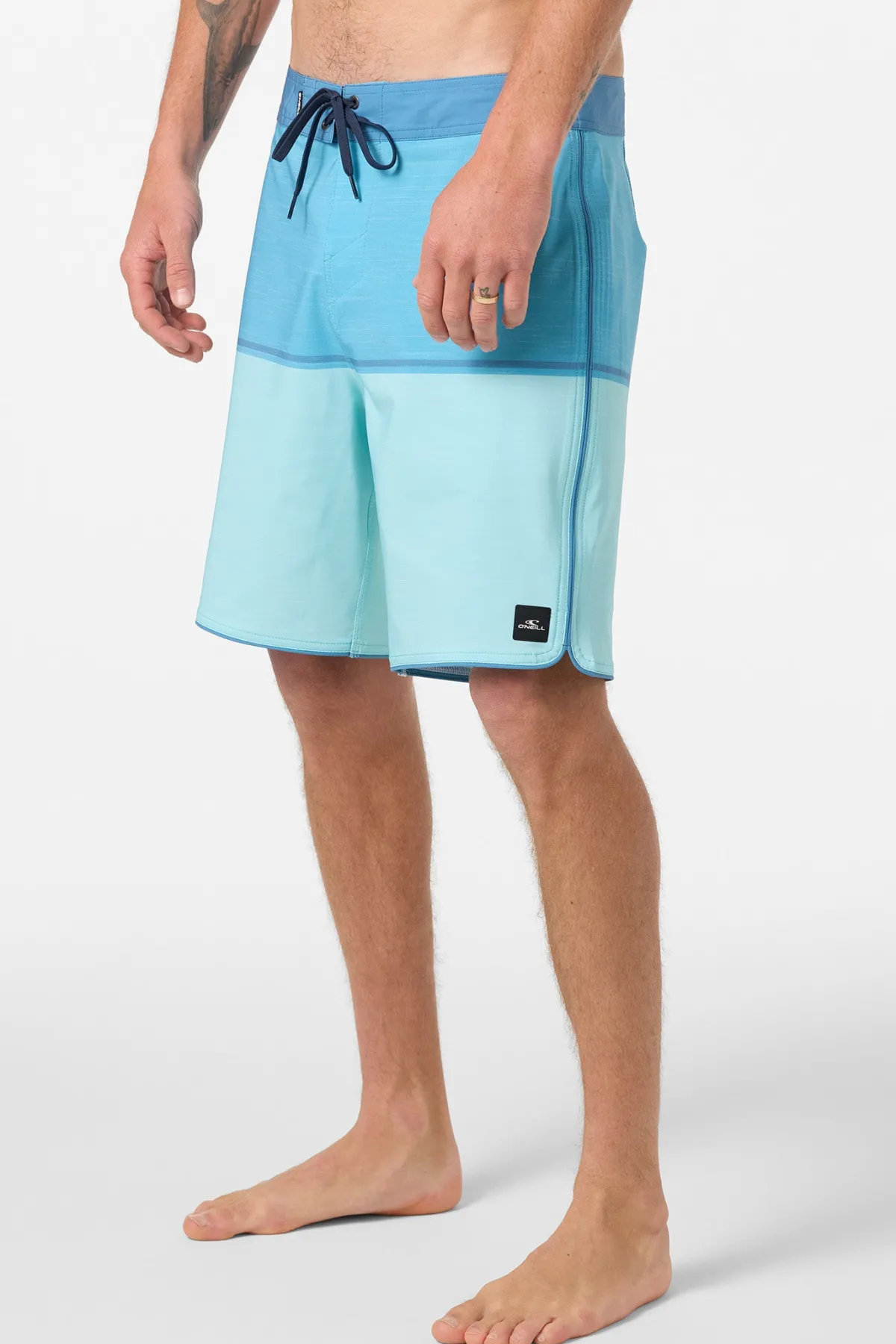 Performance^O'Neill Hyperfreak Mysto Block Scallop 19" Boardshorts canal blue