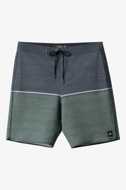 New Arrivals|Boardshorts New Arrivals^O'Neill Hyperfreak Mysto Block Scallop 19" Boardshorts - | dark olive