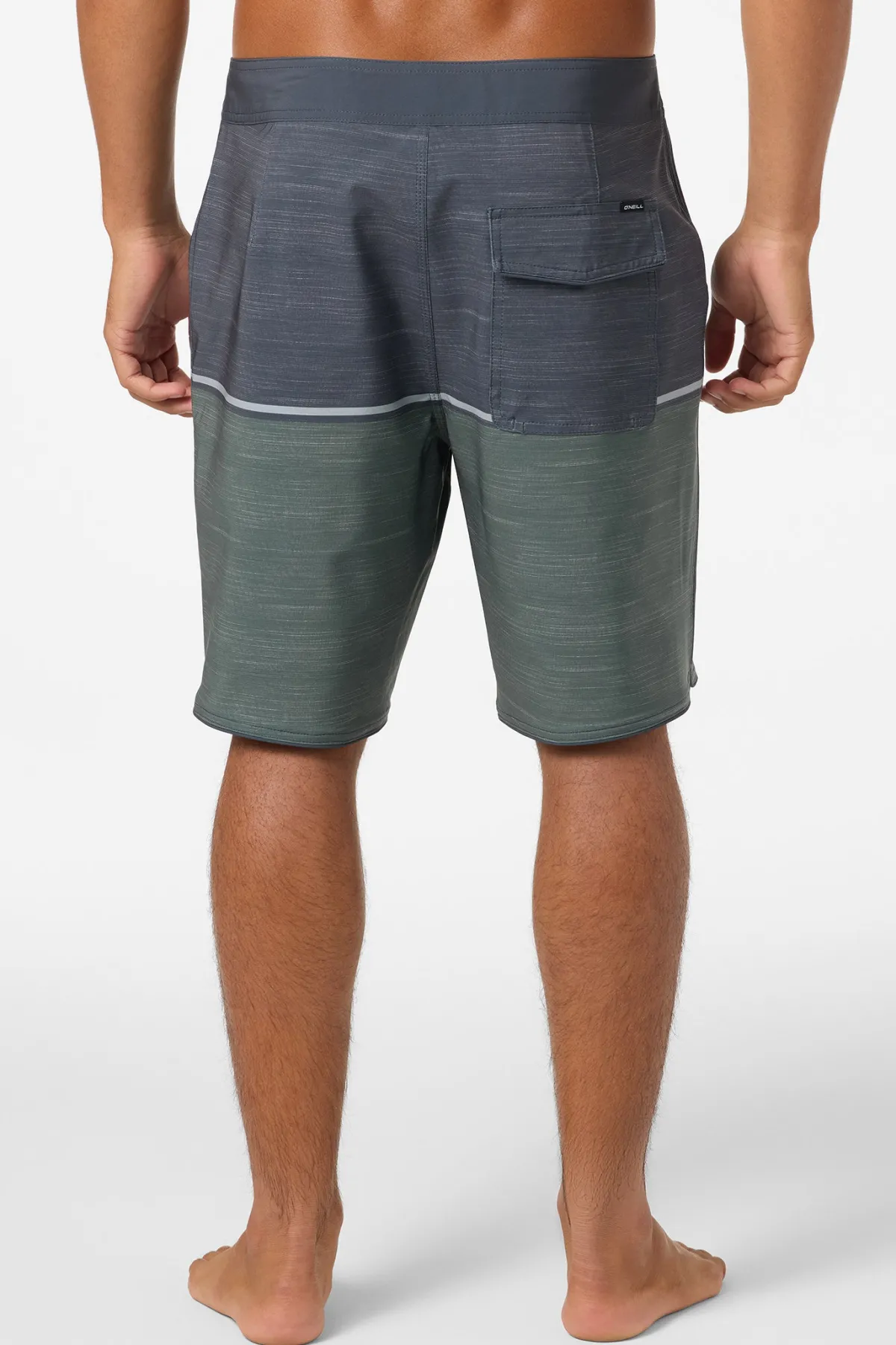 New Arrivals|Boardshorts New Arrivals^O'Neill Hyperfreak Mysto Block Scallop 19" Boardshorts - | dark olive