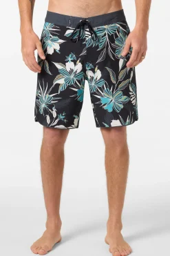 New Arrivals|Boardshorts New Arrivals^O'Neill Hyperfreak Mysto Scallop 19" Boardshorts - | black