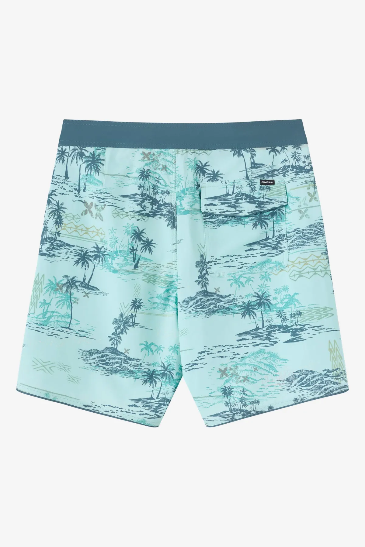 Performance|New Arrivals^O'Neill Hyperfreak Mysto Scallop 19" Boardshorts canal blue