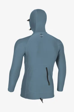 Uv Sun Protection & Rash Guards^O'Neill Hyperfreak Skins O'zone Long Sleeve Rash Guard W/ Hood - | blufusion