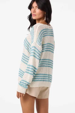Sweaters, Hoodies & Fleece^O'Neill Iyla Long Sleeve Sweater - | nile blue