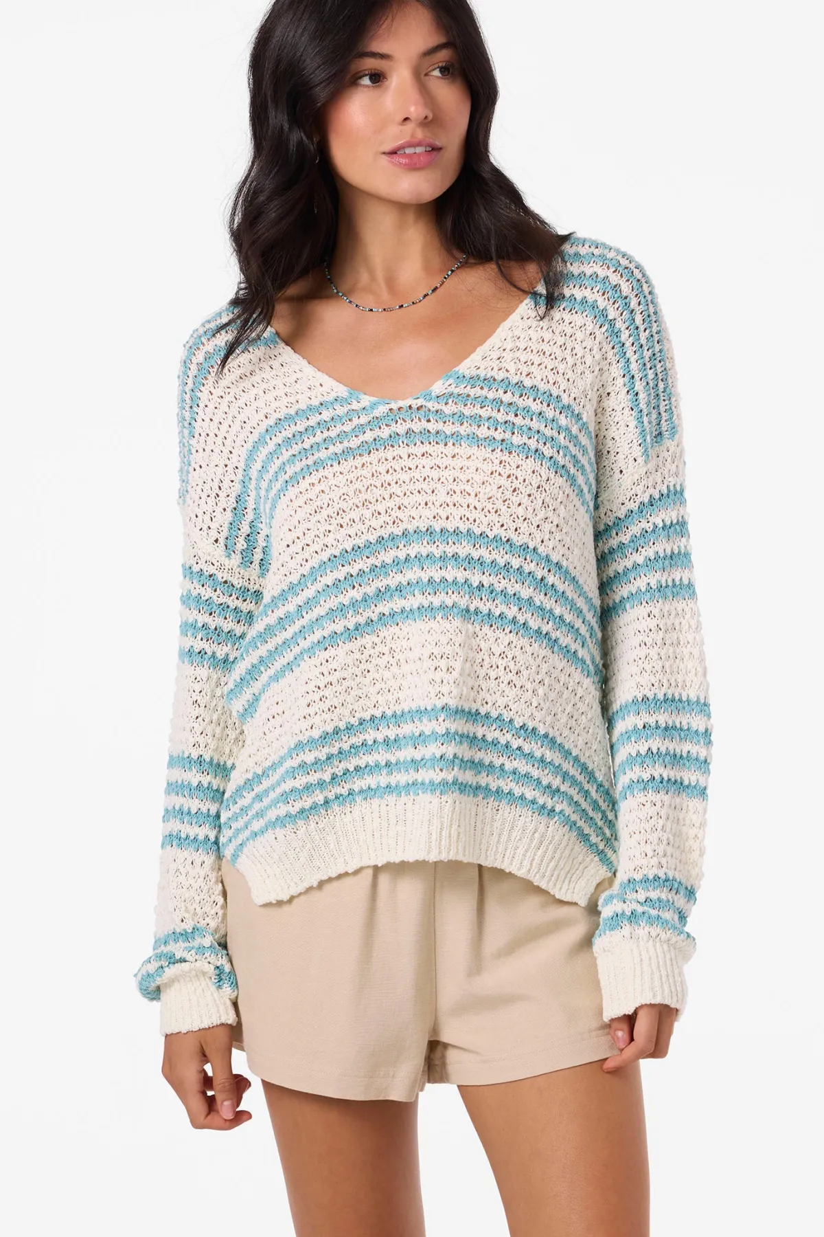 Sweaters, Hoodies & Fleece^O'Neill Iyla Long Sleeve Sweater - | nile blue