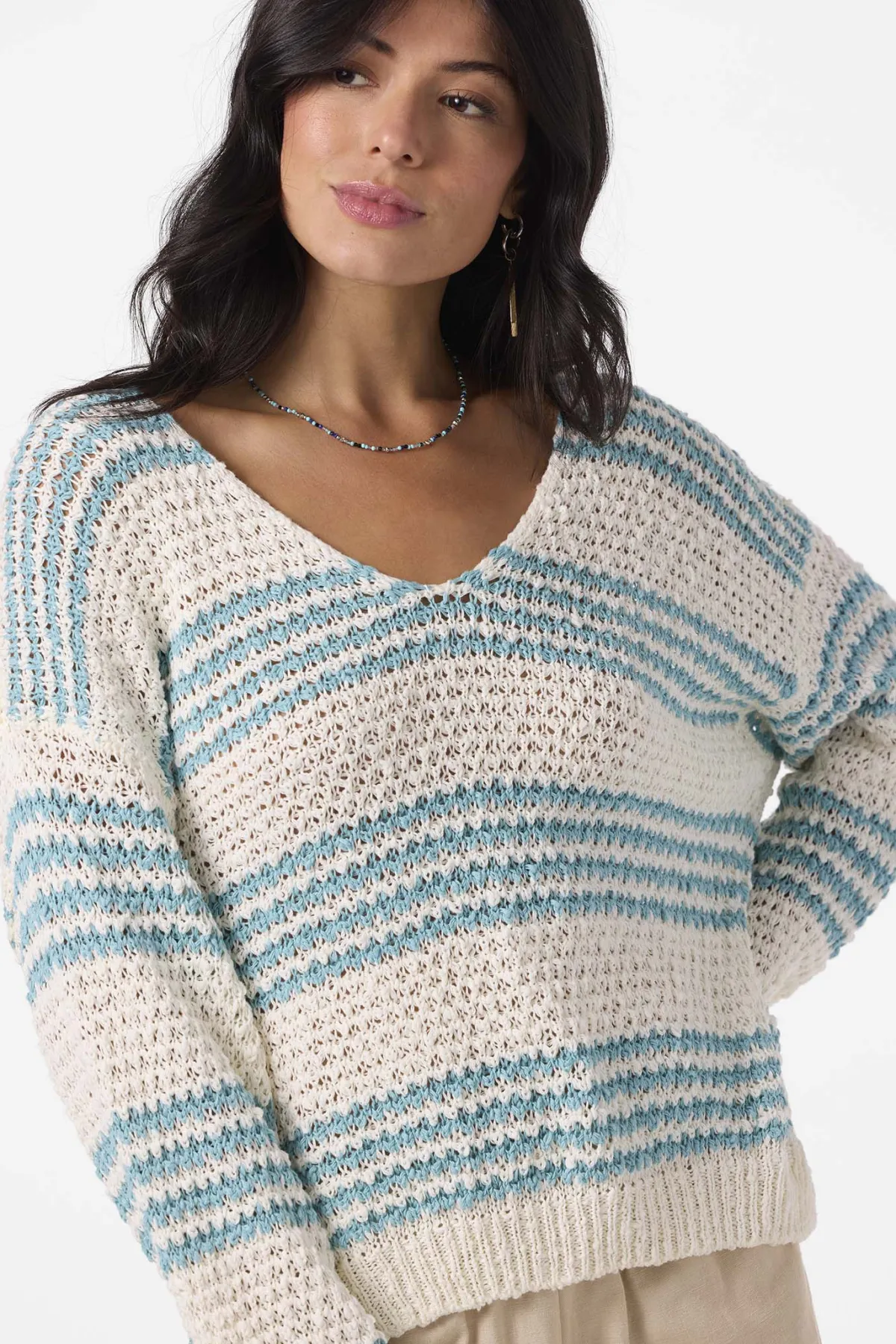 Sweaters, Hoodies & Fleece^O'Neill Iyla Long Sleeve Sweater - | nile blue