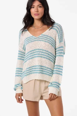 Sweaters, Hoodies & Fleece^O'Neill Iyla Long Sleeve Sweater - | nile blue