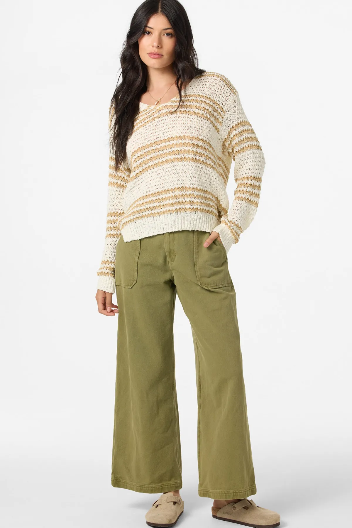 Sweaters, Hoodies & Fleece^O'Neill Iyla Long Sleeve Sweater - | warm sand