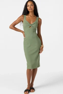 Dresses^O'Neill Jaslyn Midi Dress - | sea spray