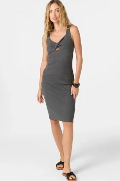 Dresses^O'Neill Jaslyn Midi Dress - | washed black