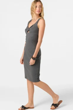 Dresses^O'Neill Jaslyn Midi Dress - | washed black