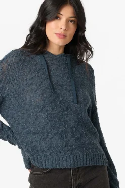Sweaters, Hoodies & Fleece^O'Neill Jayne Solid Long Sleeve Sweater - | slate