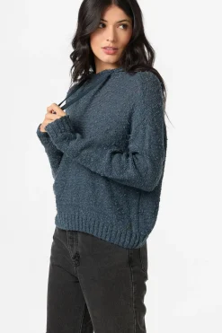 Sweaters, Hoodies & Fleece^O'Neill Jayne Solid Long Sleeve Sweater - | slate
