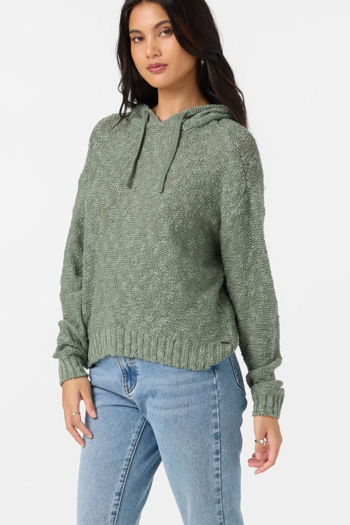 Sweaters, Hoodies & Fleece^O'Neill Jayne Solid Long Sleeve Sweater - | sea spray