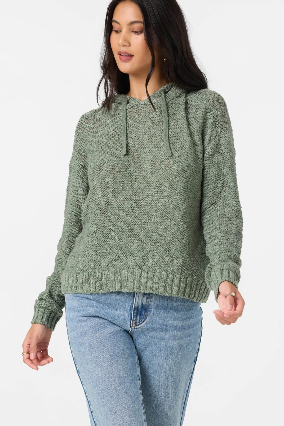 Sweaters, Hoodies & Fleece^O'Neill Jayne Solid Long Sleeve Sweater - | sea spray