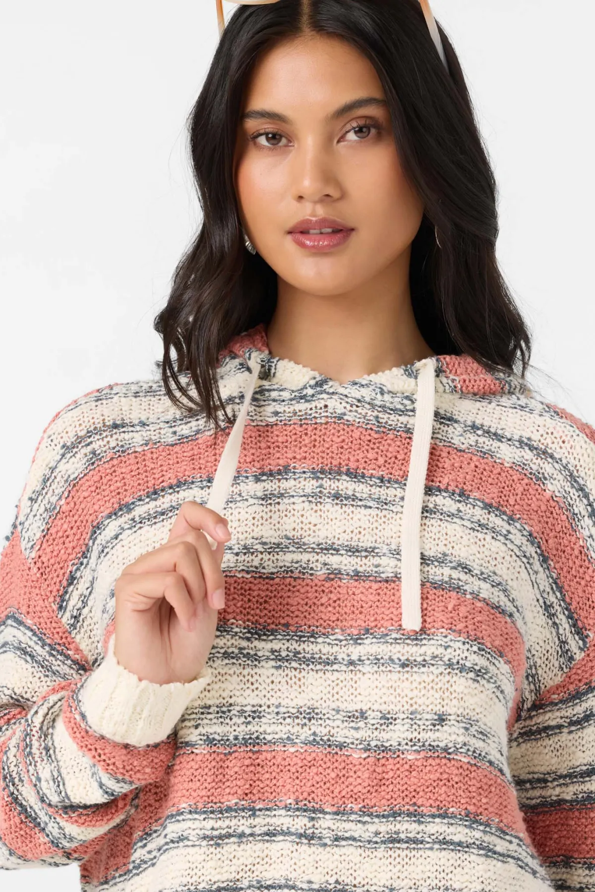 Sweaters, Hoodies & Fleece^O'Neill Jayne Stripe Long Sleeve Sweater - | winter white