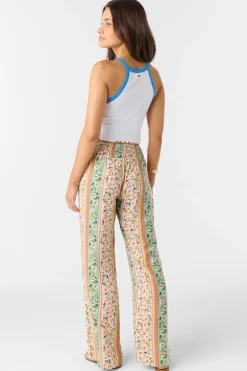 Bottoms^O'Neill Jonie Cora Floral Pants - | tapioca