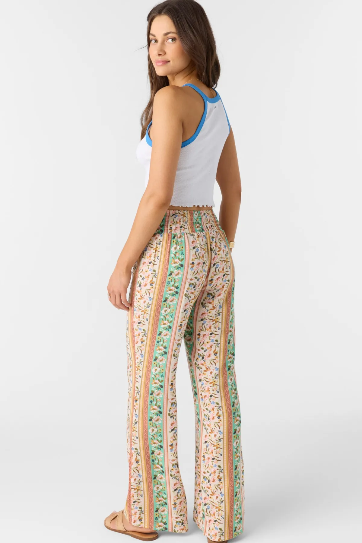 Bottoms^O'Neill Jonie Cora Floral Pants - | tapioca
