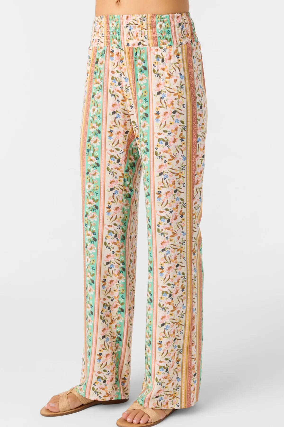 Bottoms^O'Neill Jonie Cora Floral Pants - | tapioca