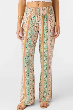 Bottoms^O'Neill Jonie Cora Floral Pants - | tapioca