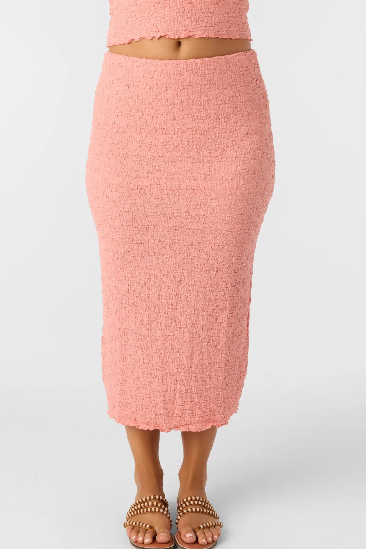 Bottoms^O'Neill Jordana Midi Skirts - | coral haze
