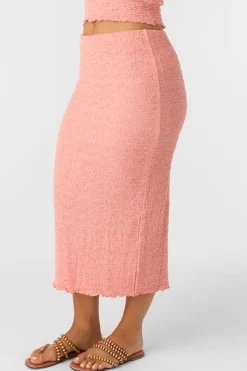 Bottoms^O'Neill Jordana Midi Skirts - | coral haze