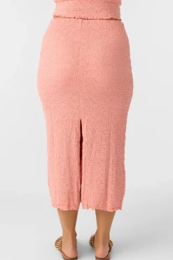 Bottoms^O'Neill Jordana Midi Skirts - | coral haze