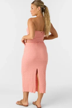 Bottoms^O'Neill Jordana Midi Skirts - | coral haze