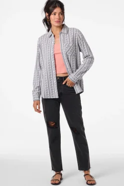 Tops^O'Neill Jorgina Long Sleeve Top winter white
