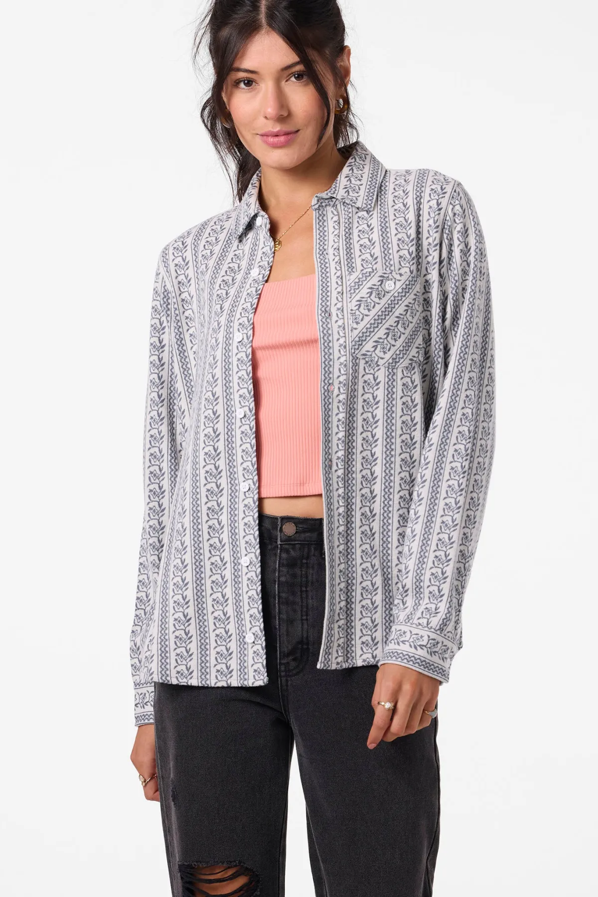 Tops^O'Neill Jorgina Long Sleeve Top winter white