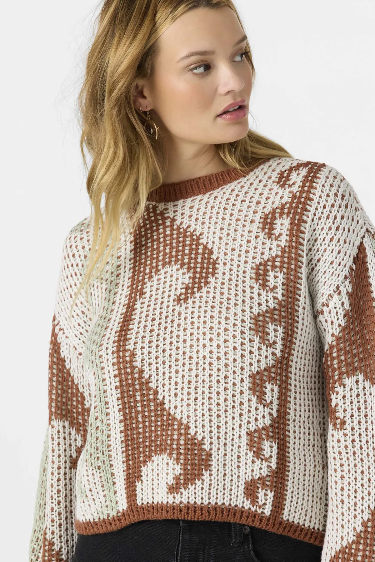 Sweaters, Hoodies & Fleece^O'Neill Josephine Long Sleeve Sweater - | winter white